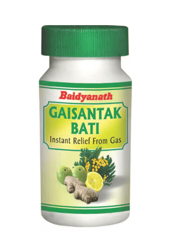 Baidyanath Gaisantak Bati - Instant Relief from Gas, Acidity, Indigestion & Bloating