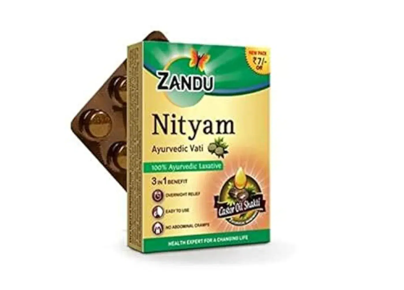 zandu nityam vati overnight constipation relief