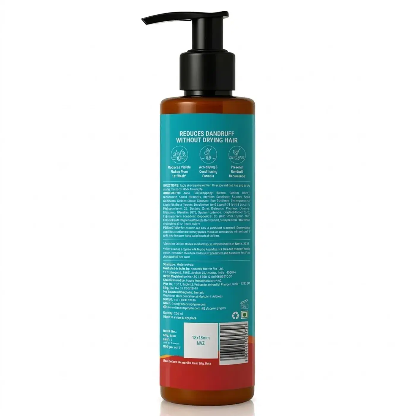 Pilgrim Australian Tea Tree Non-Drying Anti-Dandruff Shampoo | डैंड्रफ जड़ से हटाए | खुजली और जलन में मदद | मजबूत और स्मूद बाल | पुरुष और महिलाओं के लिए 3