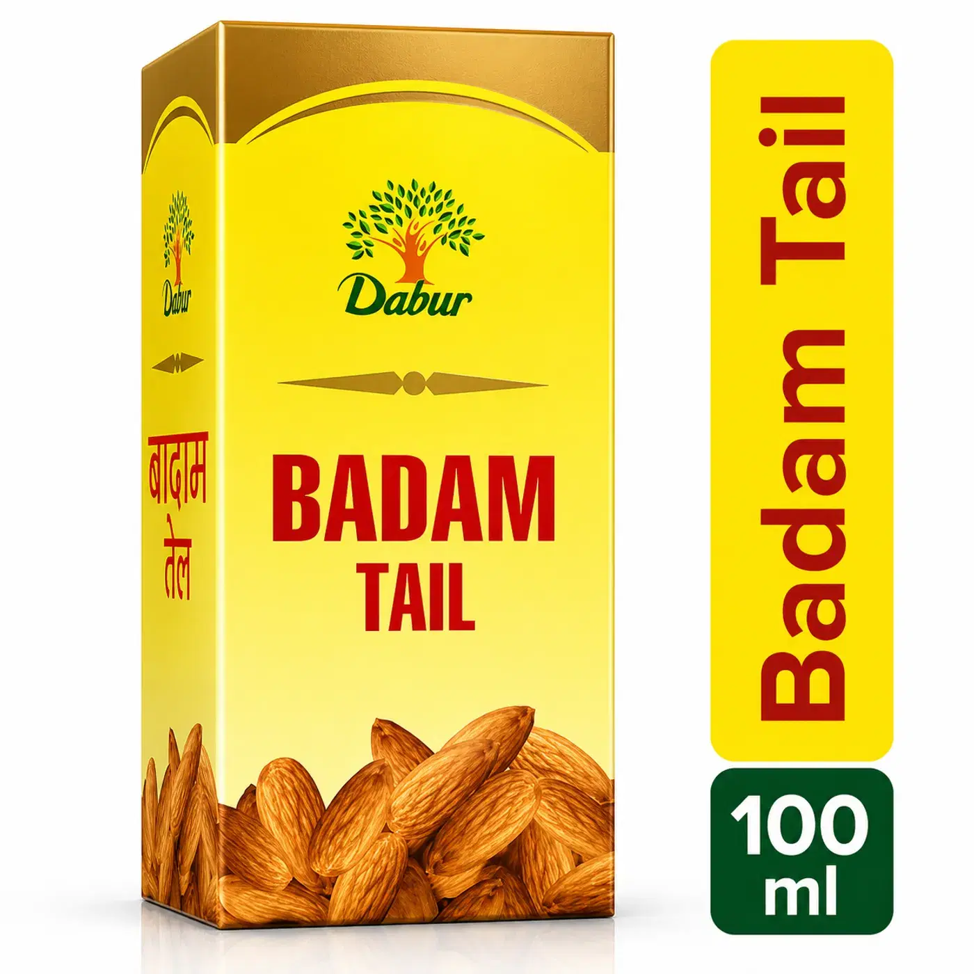 डाबर बादाम तेल - 100ml | 100% शुद्ध बादाम तेल | विटामिन E से भरपूर | स्वस्थ त्वचा और बालों को बढ़ावा देता है 2