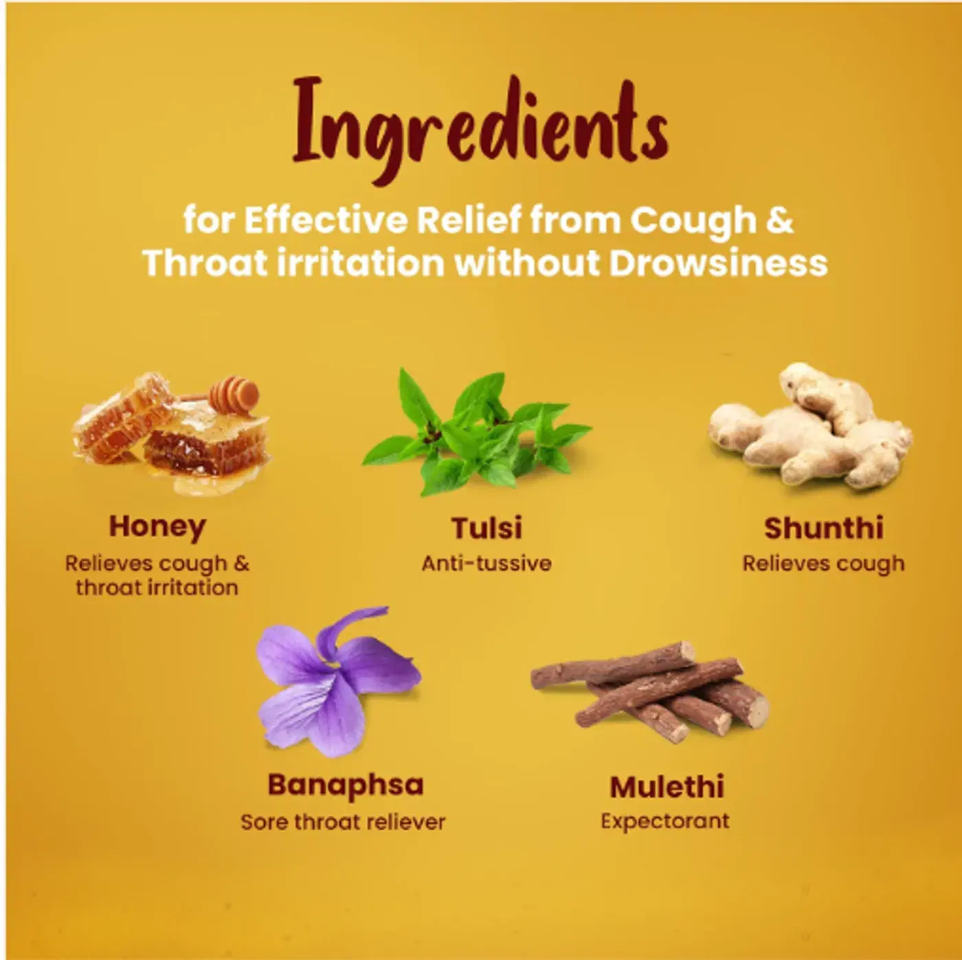 Dabur Honitus | Herbal Cough Remedy | Honey Based Ayurvedic Syrup | Fast Relief from Cough, Cold & Sore Throat 3