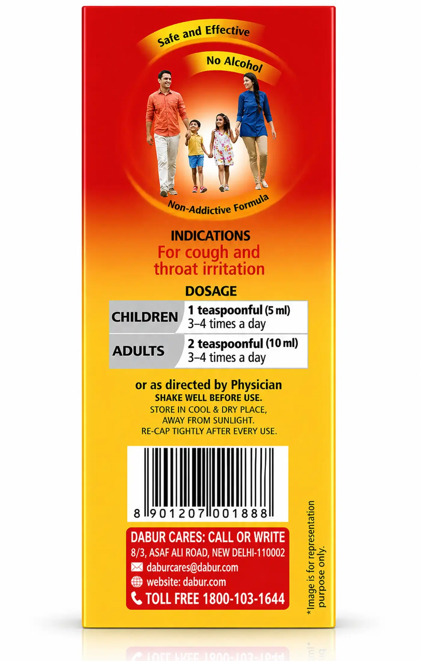 Dabur Honitus | Herbal Cough Remedy | Honey Based Ayurvedic Syrup | Fast Relief from Cough, Cold & Sore Throat 7