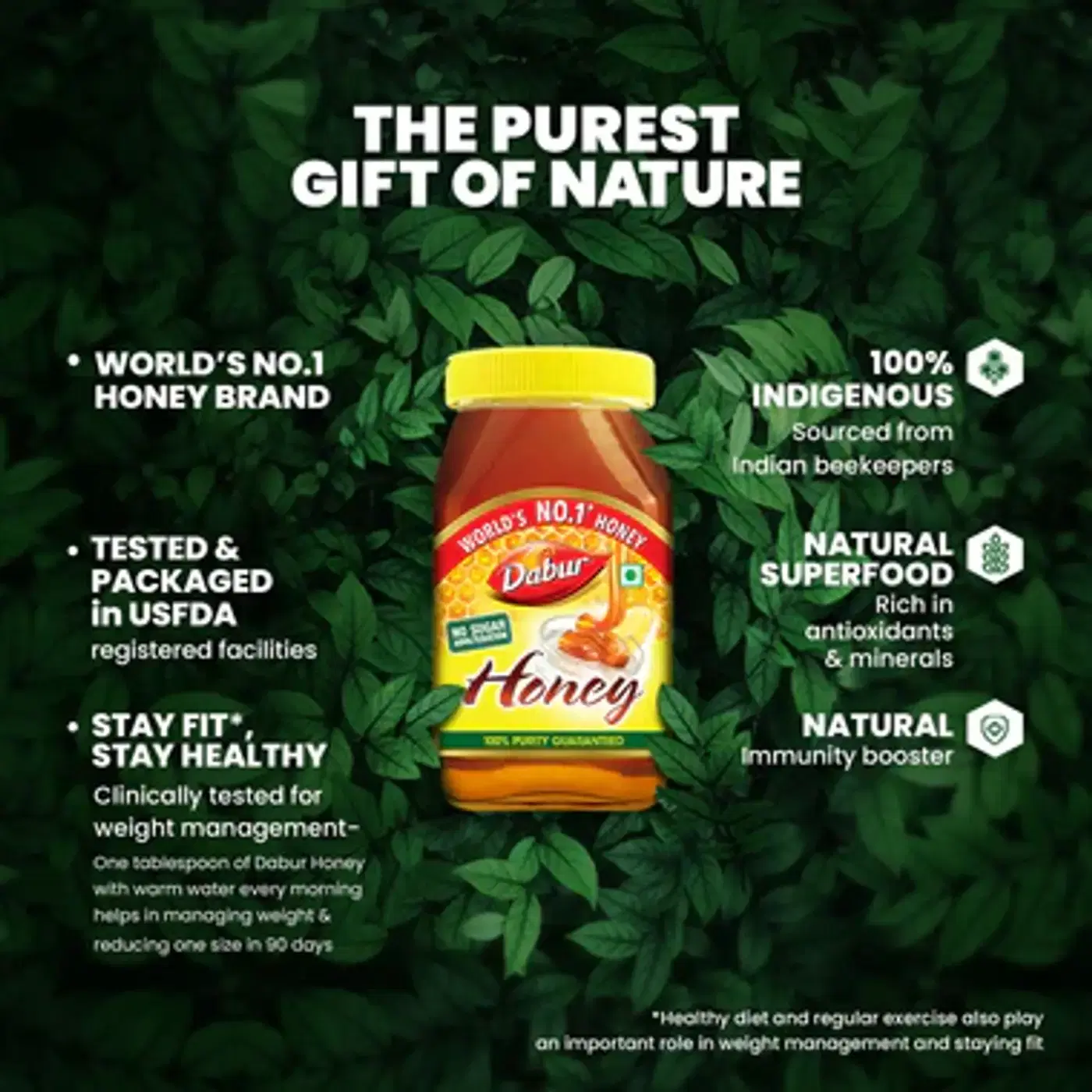 Dabur Honey 99% Pure Natural Ayurvedic Honey 3