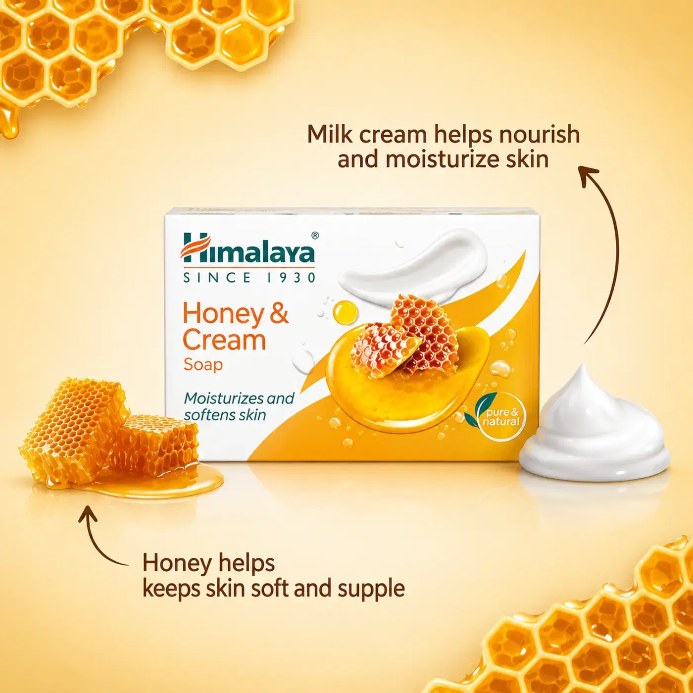 Himalaya Herbals Nourishing Cream and Honey Soap, 75gm 5