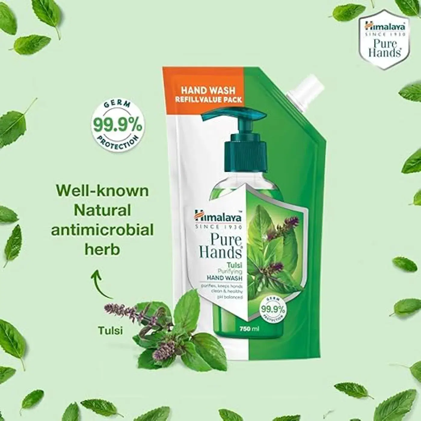 Himalaya Pure Hands Tulsi Hand Wash स्वच्छ आणि मऊ हातांसाठी 4