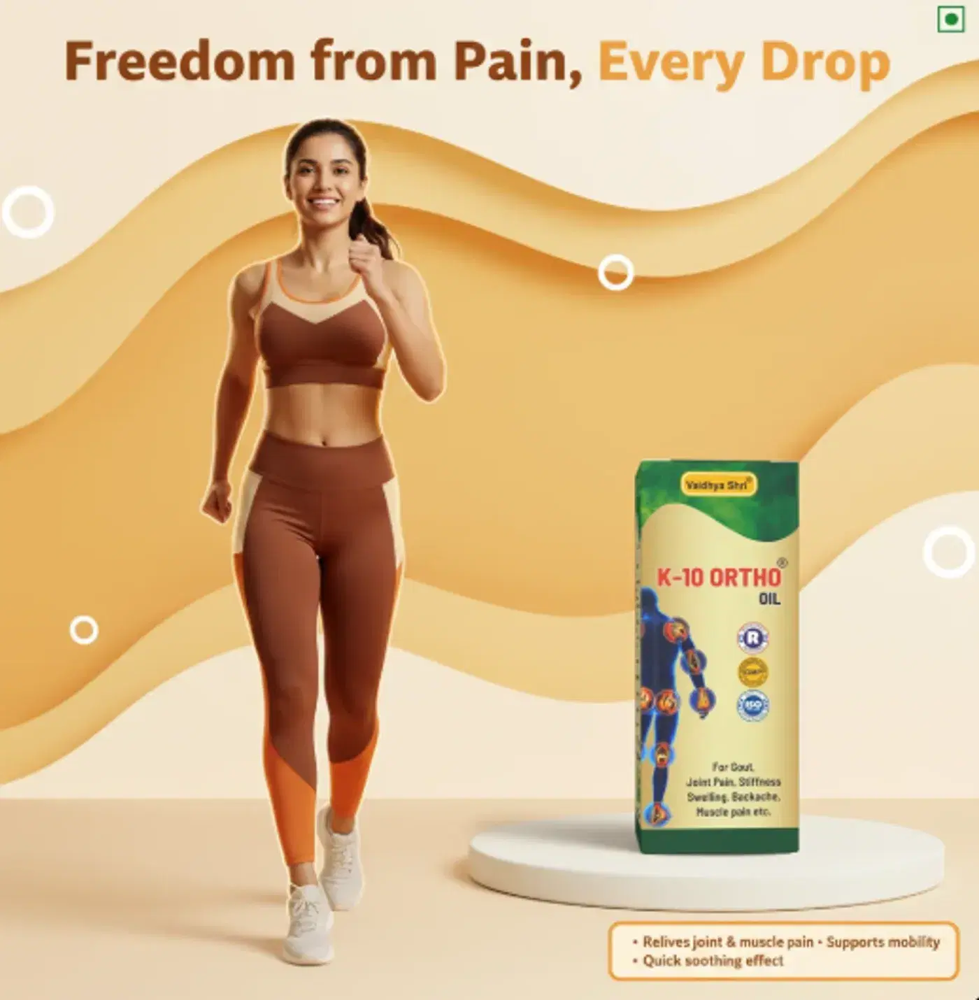 K-10 Ortho Oil | Fast Relief for Joint Pain, Muscle Pain & Stiffness 4