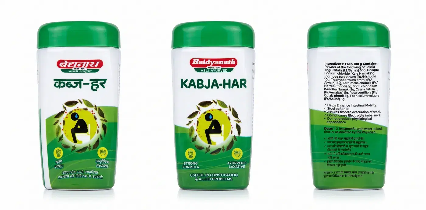 Baidyanath Kabja Har Granules (100g) - Ayurvedic Relief for Constipation & Digestion