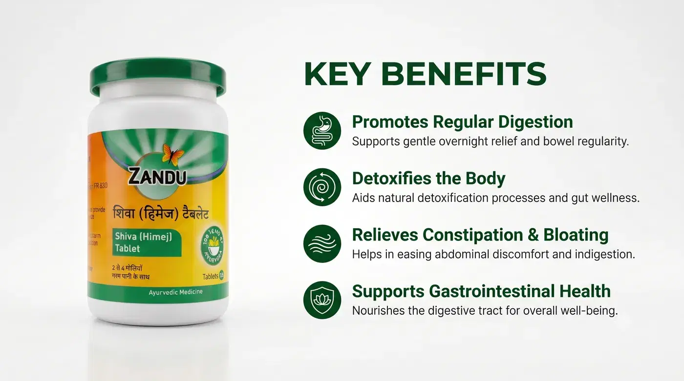 Zandu Shiva (Himej) Tablet For Digestion 2