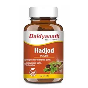 Baidyanath Hadjod Tablets | Supports Strong Bones & Joints Baidyanath Hadjod Tablets | Supports Bone & Joint health-60 Tablets