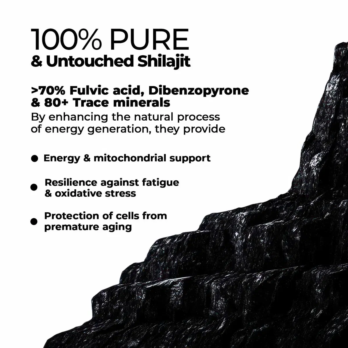 Zandu Shilajit Resin for Energy, Stamina & Vitality Boost 14 ઊર્જા અને જીવનશક્તિ માટે ઝંડુ હિમાલયન શિલાજીત રેઝિન 14