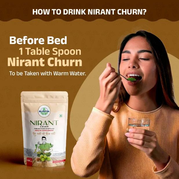 Nirant Churn | Supports Digestive Health & Gut Wellness 4 Nirant Churn – A Trusted Formula for Gas, Heartburn, Digestion & Regular Bowel Cleansing 4