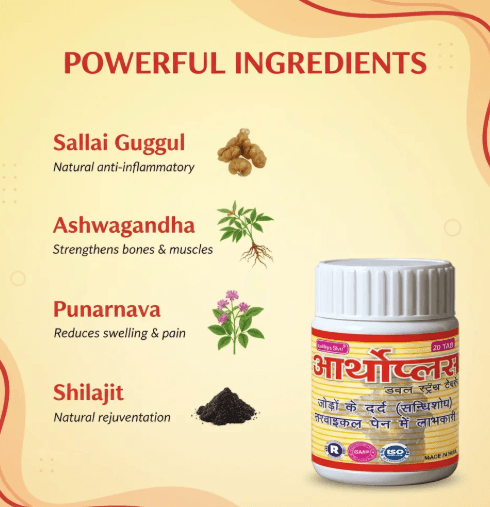 Orthoplus D.S Tablets – Ayurvedic Joint Pain Relief & Bone Strength 5 Orthoplus D.S Tablets for Joint Pain, Stiffness & Bone Health 5