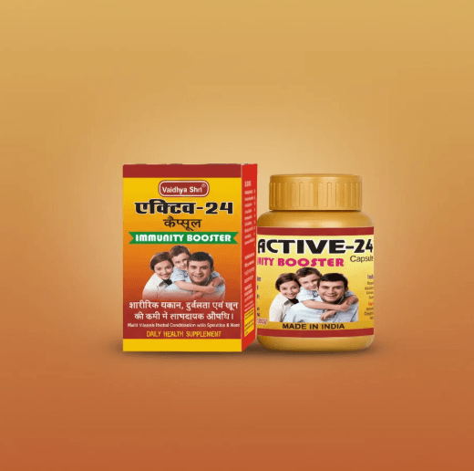 ACTIVE-24 Capsules – Ayurvedic Daily Energy & Wellness Supplement
