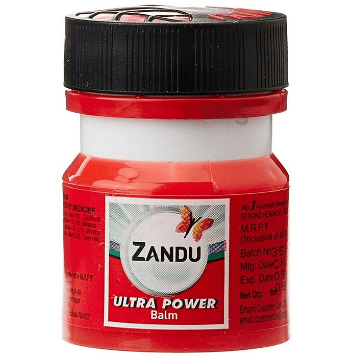 Zandu Ultra Power Balm – Fast Relief for Headache & Body Pain 3 Zandu Ultra Power Balm | तेज सिरदर्द, बदन दर्द और सर्दी से राहत | हड्डी, जोड़ और मांसपेशी देखभाल 3