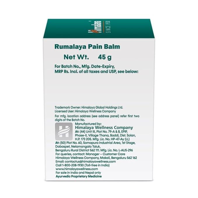 Himalaya Rumalaya Pain Balm – Fast Relief for Headache & Neck Pain 3 Himalaya Wellness Himalaya Rumalaya Pain Balm | Fast Relief From Headache And Neck Pain Ayurvedic 3