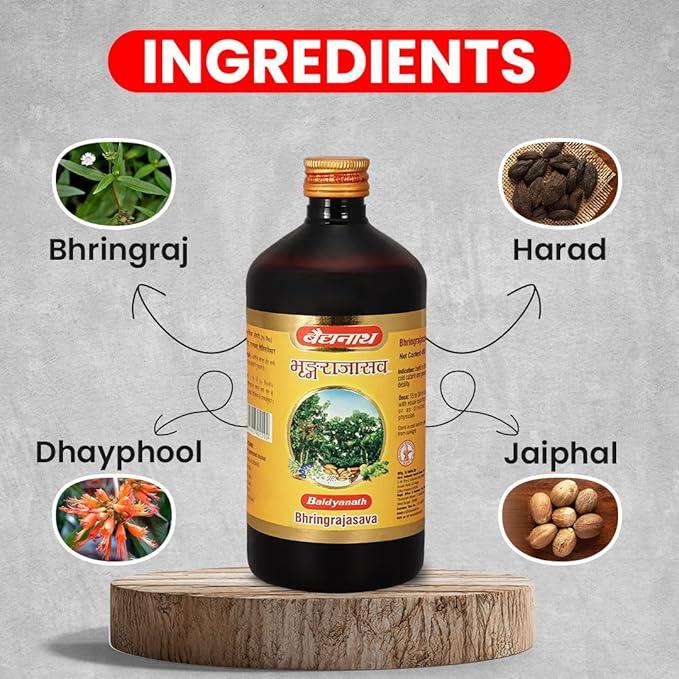 Baidyanath Bhringrajasava – Respiratory Support & Hair care 5 Baidyanath Bhringrajasava - Helps to Manage Common Cold, Cough & Premature Greying of Hair | Maintains Overall Wellbeing 5