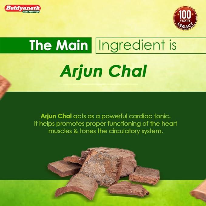 Baidyanath Arjunchall Churna - Heart Health Support 5 बैद्यनाथ अर्जुनछाल चूर्ण - हृदय स्वास्थ्य को समर्थन देने वाला आयुर्वेदिक पाउडर 5
