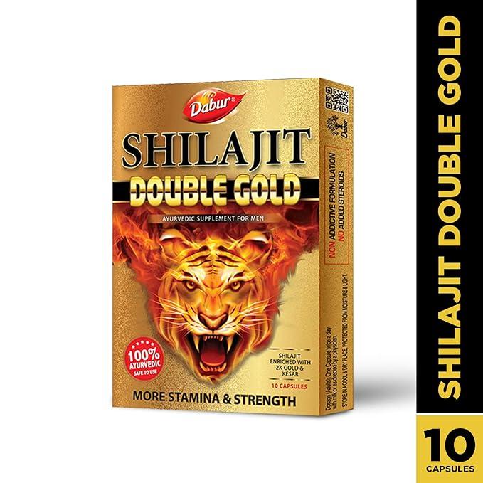 Unleash Your Power and Stamina with DABUR Shilajit Gold - 10 Capsules Unleash Your Power and Stamina with DABUR Shilajit Gold - 10 Capsules