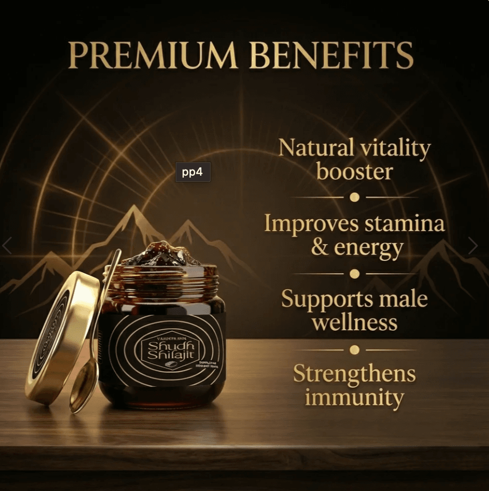 Vaidhya Shri Himalayan Shudh Shilajit Resin (30g) | Energy & Stamina 3 वैद्य श्री फार्मास्यूटिकल्स का हिमालयन शुद्ध शिलाजीत रेज़िन (30g) – शक्ति, स्टैमिना और जीवनशक्ति बढ़ाने के लिए प्राकृतिक सपोर्ट 3