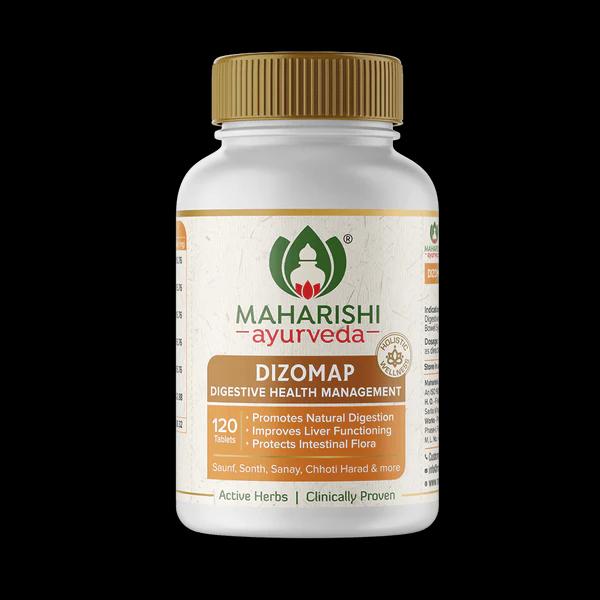 Maharishi Ayurveda Dizomap | Indigestion & Constipation Relief महर्षि आयुर्वेद डिझोमॅप टॅब्लेट्स – अपचन आणि बद्धकोष्ठतेसाठी पचन संतुलन