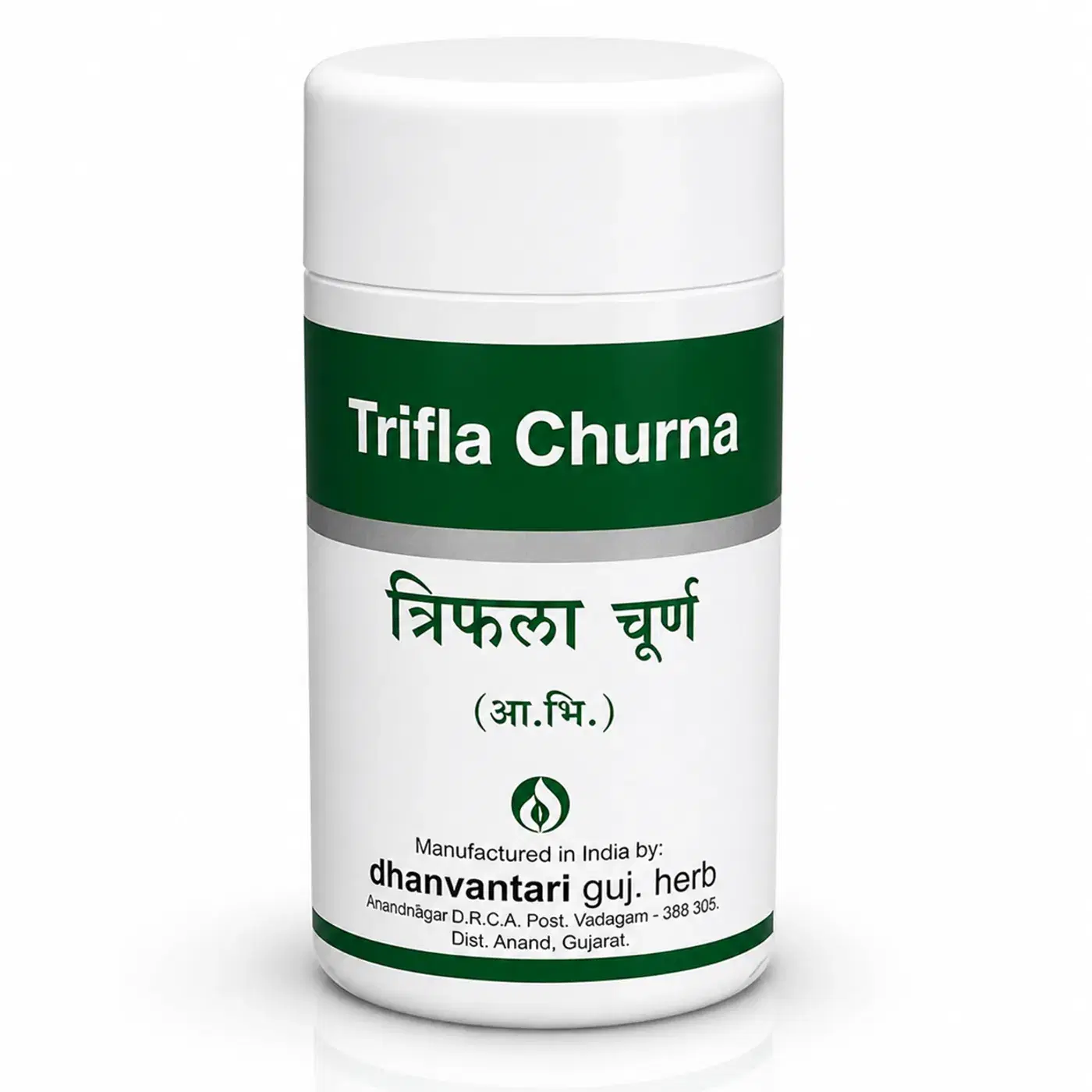 Dhanvantari Trifla Churna – Constipation & Gut Cleansing Powder for Digestion Support