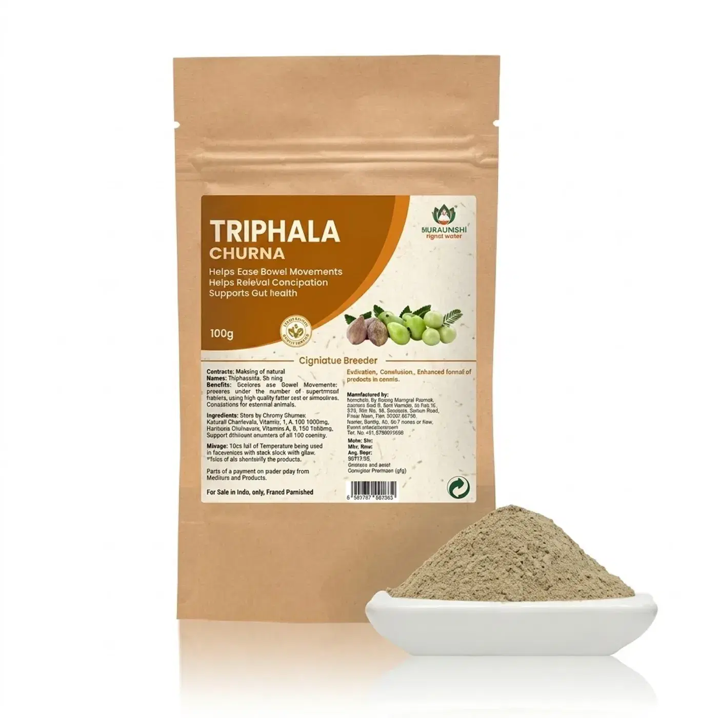 Maharishi Ayurveda Triphala Churna | Supports Digestion & Gut Health महर्षी आयुर्वेद त्रिफला चूर्ण कब्ज राहत पाचन स्वास्थ्य सप्लीमेंट हेल्थ केयर