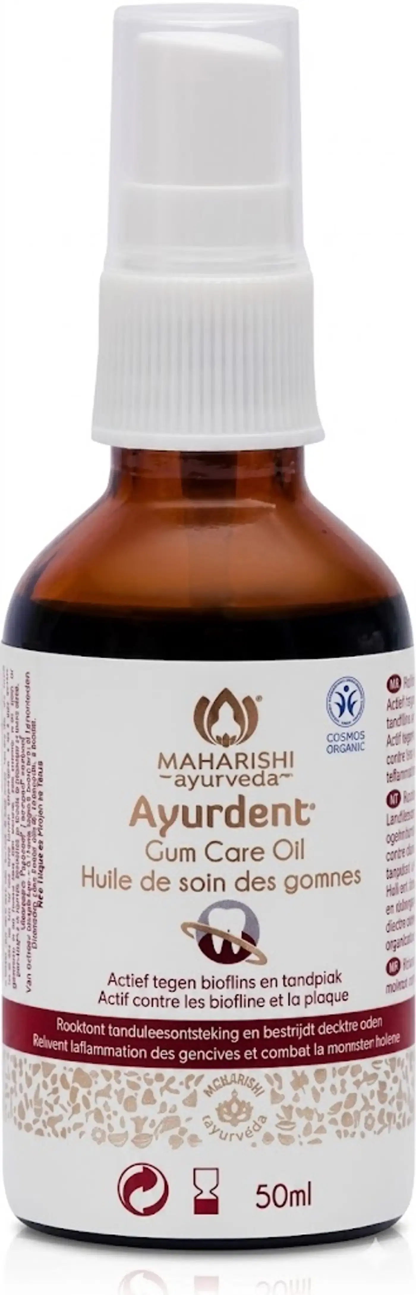 Maharishi Ayurveda Gum Care Oil | Supports Healthy Gums 3 महर्षी आयुर्वेद गम केअर ऑइल - तीळ तेल आणि पेपरमिंट आधारित - हिरड्यांचे संरक्षण - तोंडाची स्वच्छता - आयुर्देंट 3