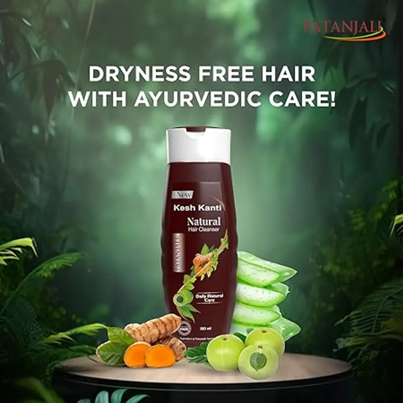 Patanjali kesh Kanti Natural Cleanser Shampoo for Healthy Hair 3 పతంజలి కేశ్ కాంతి నేచురల్ క్లెన్సర్ షాంపూ | మెరిసే, ఆరోగ్యకరమైన జుట్టు కోసం | హెర్బల్ ఎక్స్ట్రాక్ట్స్తో తయారు చేయబడింది | ఆయుర్వేదిక్ హెయిర్ కేర్ 3