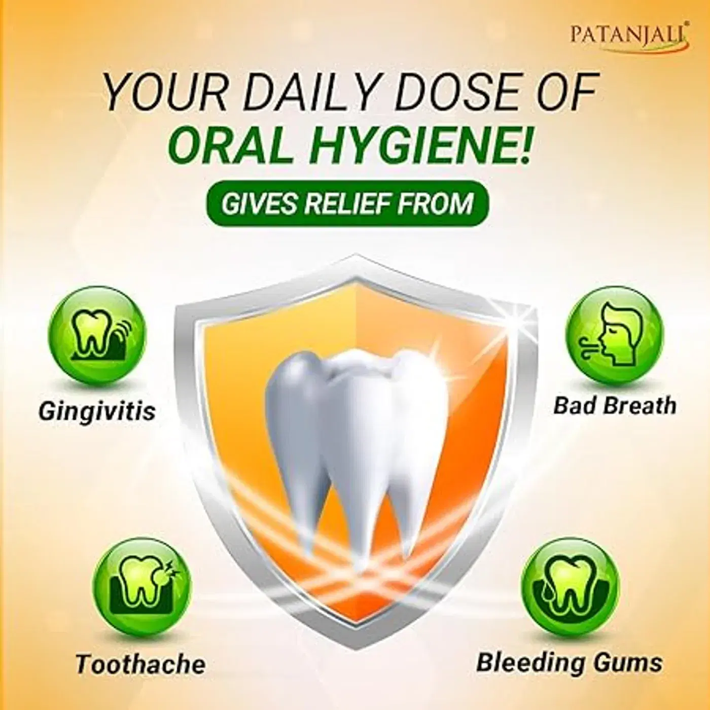 Ayurvedic Toothpaste for Strong Teeth & Gum Care 5 Patanjali Dant Kanti for Strong Teeth & Fresh Breath 5
