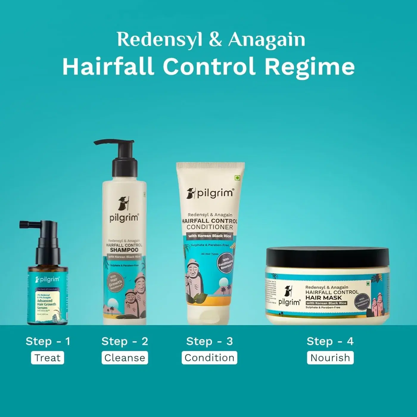 Pilgrim Rosemary Hair Growth Oil | Regrowth & Stronger Hair 7 Pilgrim Rosemary with Redensyl & Anagain Hair Growth Oil | Hair Regrowth & Stronger Hair | Sulphate & Paraben Free Hair Oil 7
