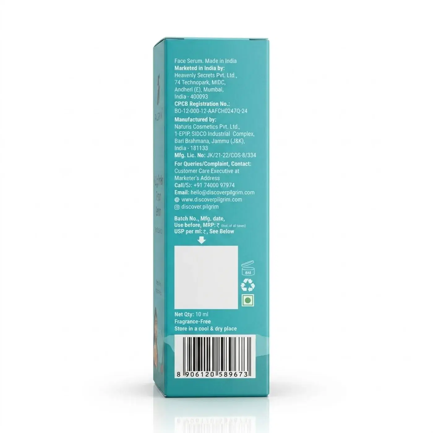 Pilgrim Niacinamide Face Serum for Clear, Bright & Smooth Skin 8 Pilgrim 10% Niacinamide Serum 30ml For Acne Marks|With 1% Zinc PCA, Salicylic & Hyaluronic Acid|Niacinamide Serum For Oily Skin, Acne-Prone, Combination, Normal Skin|Oil Control, Anti-Acne|Women & Men 8