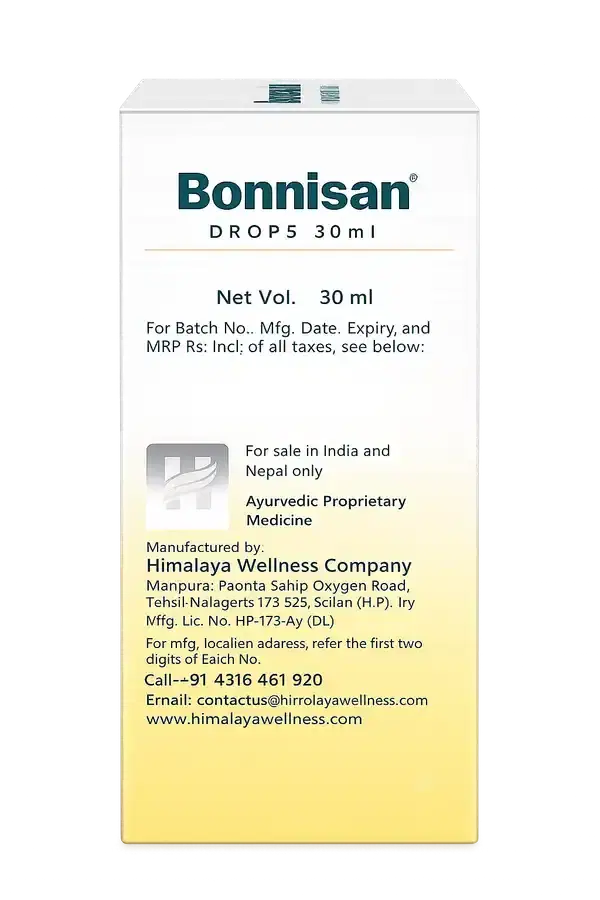Himalaya Bonnisan Drops | Supports Kids' Digestion & Appetite 3 हिमालया बोनिसान - बच्चों के पेट के स्वास्थ्य और भूख के लिए, कोलिक, गैस और पाचन सहायता ड्रॉप्स 3