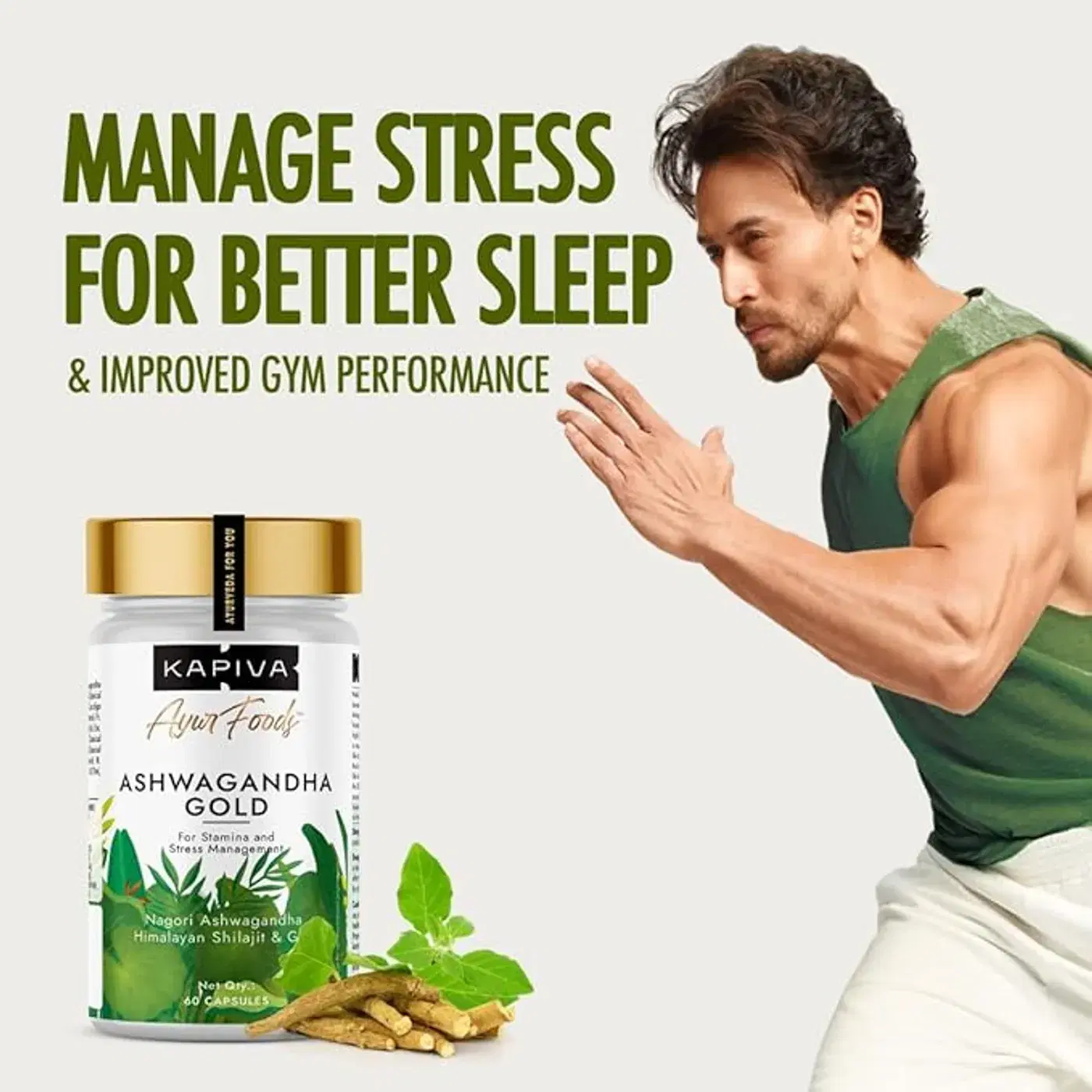 Kapiva Ashwagandha Gold for Stress Relief, Energy & Stamina 3 ઉર્જા, શક્તિ અને તાણ વ્યવસ્થાપન માટે કપિવા અશ્વગંધા ગોલ્ડ 3