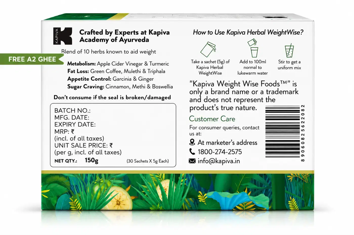 Kapiva Get Slim Mix Powder for Weight Management 7 Kapiva Get Slim Mix Powder for Natural Weight Management & Fat Control 7