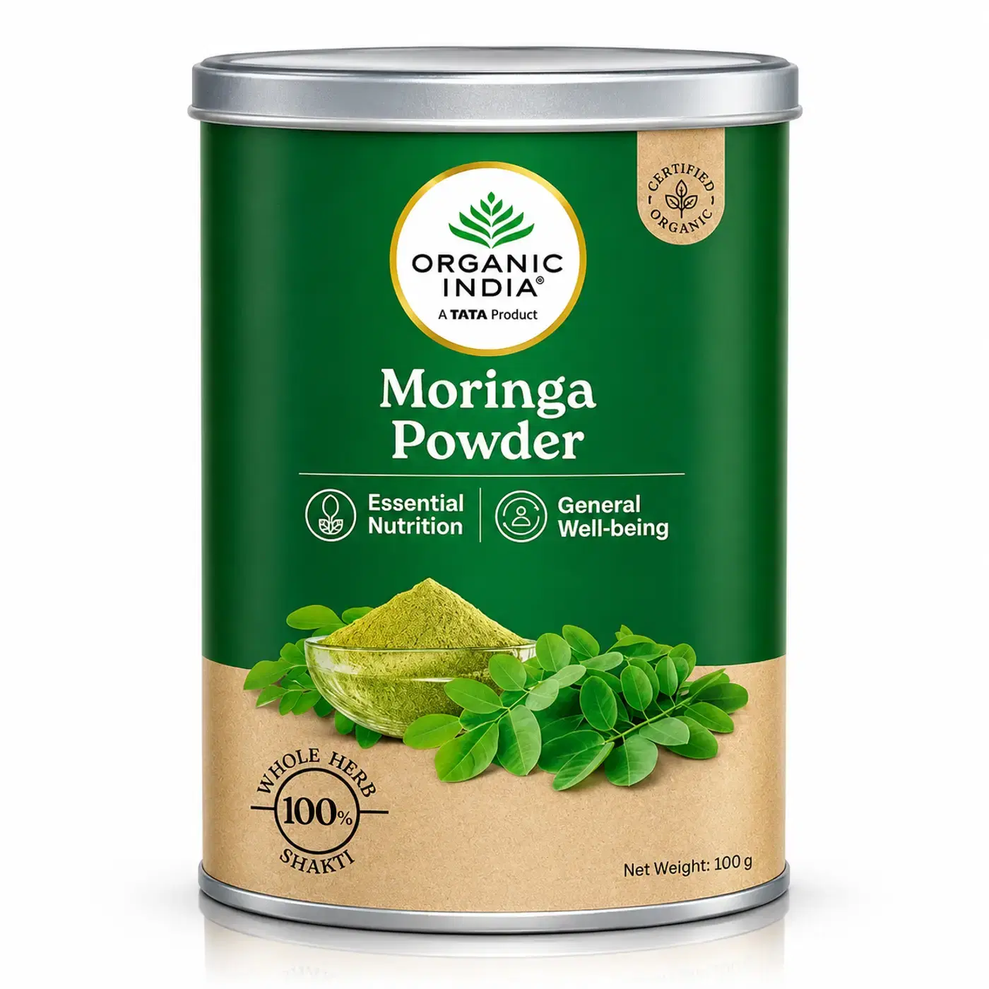 Organic India Moringa Powder for Energy & Immunity Organic India Moringa Powder – Energy, Immunity & Nutrition Support for Daily Wellness