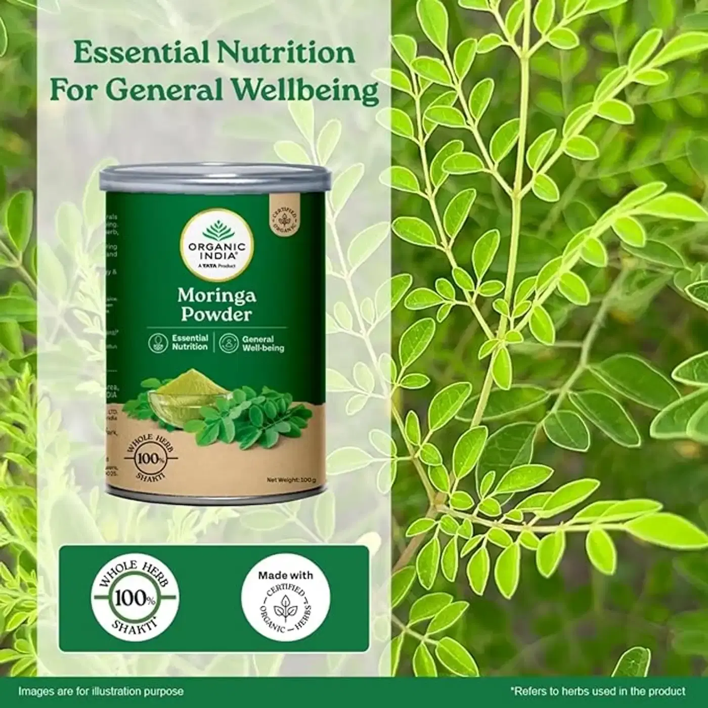 Organic India Moringa Powder for Energy & Immunity 3 Organic India Moringa Powder – Energy, Immunity & Nutrition Support for Daily Wellness 3