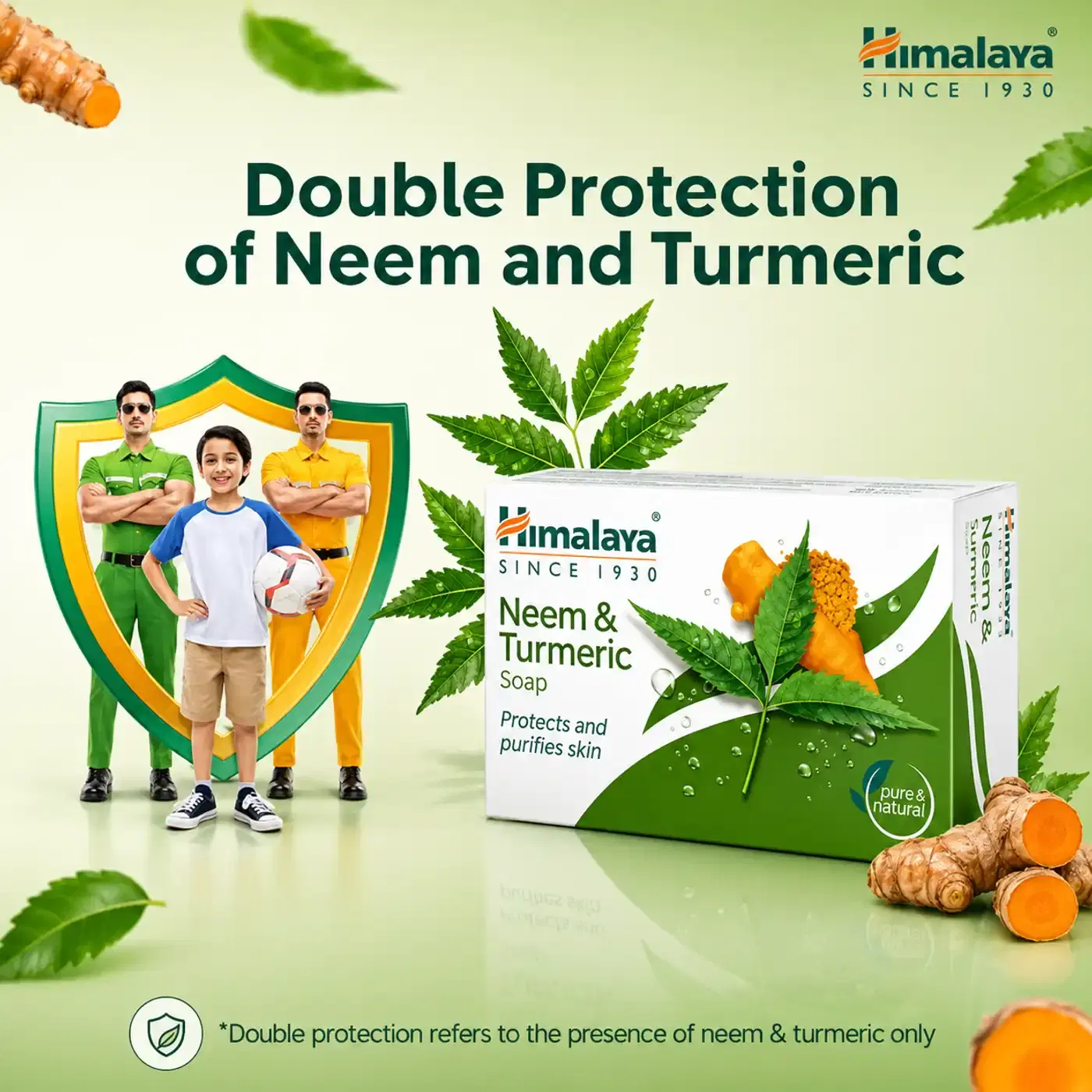 Himalaya Neem & Turmeric Soap – Natural Skin Protection & Care 2 Himalaya Neem & Turmeric Soap | Pure & Natural | Protects & Purifies Skin 2