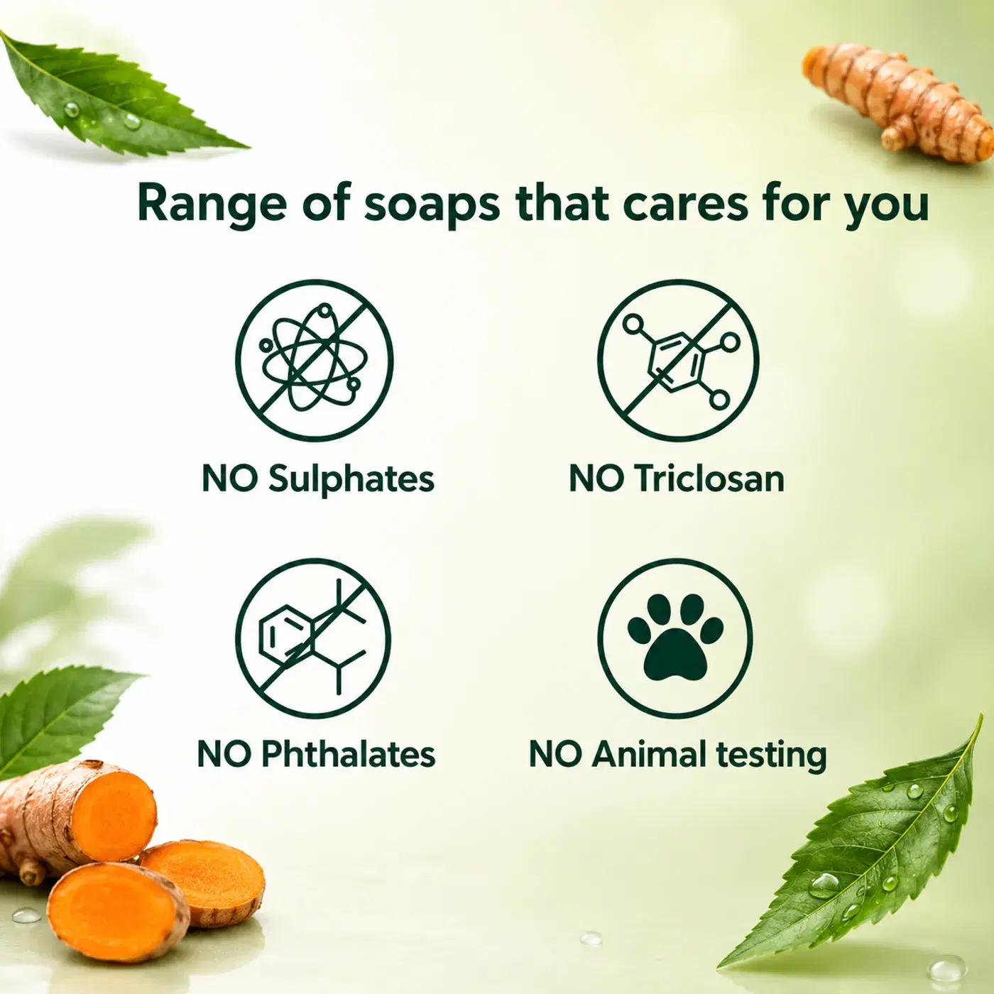 Himalaya Neem & Turmeric Soap – Natural Skin Protection & Care 3 Himalaya Neem & Turmeric Soap | Pure & Natural | Protects & Purifies Skin 3