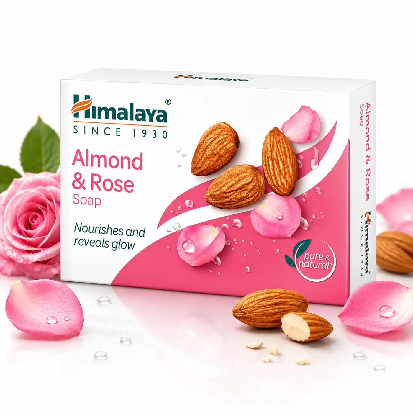 Himalaya Almond & Rose Soap | For Skin Nourishment & Glow