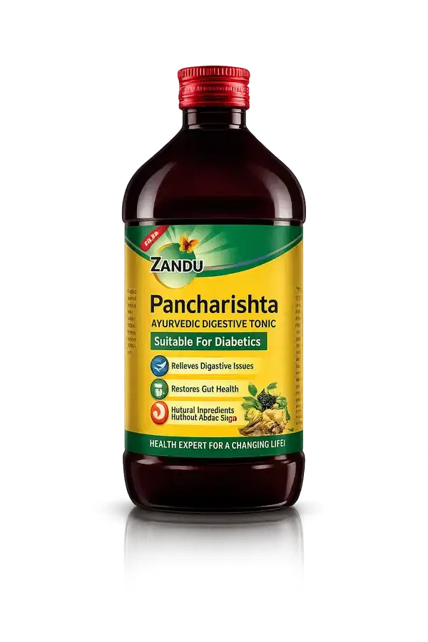 Zandu Pancharishta | Relieves Gas, Acidity & Aids Digestion জান্ডু পঞ্চারিষ্ট - সম্পূর্ণ হজমের যত্নের জন্য, গ্যাস, অ্যাসিডিটি ও বদহজমের আরাম টনিক