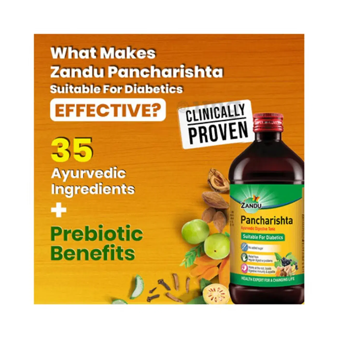 Zandu Pancharishta | Relieves Gas, Acidity & Aids Digestion 2 জান্ডু পঞ্চারিষ্ট - সম্পূর্ণ হজমের যত্নের জন্য, গ্যাস, অ্যাসিডিটি ও বদহজমের আরাম টনিক 2