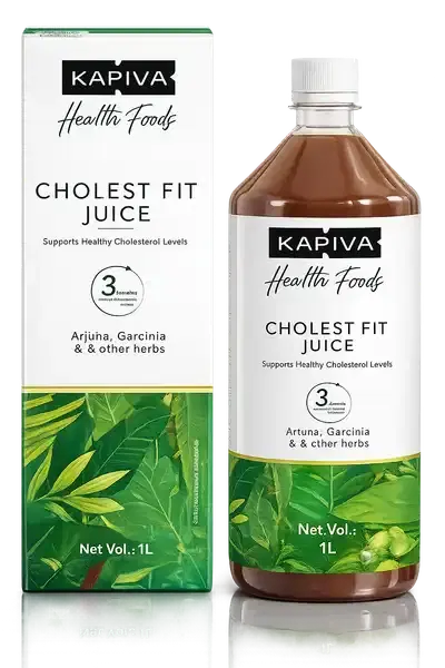 Kapiva Cholest Care Juice | Supports Healthy Cholesterol Levels Kapiva Cholest Care Juice | আধুনিক আয়ুর্বেদিক কোলেস্টেরল যত্ন