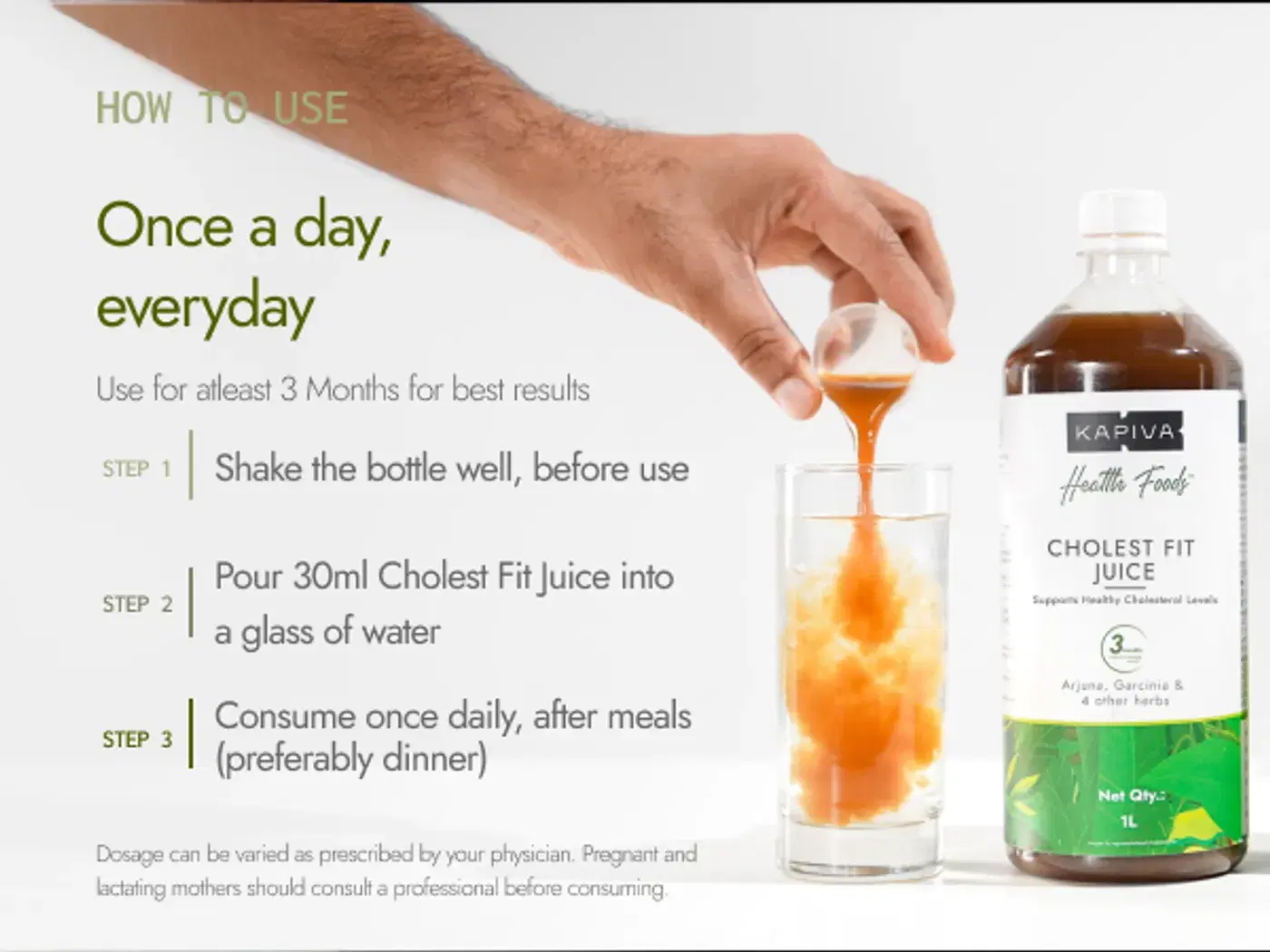 Kapiva Cholest Care Juice | Supports Healthy Cholesterol Levels 3 Kapiva Cholest Care Juice | আধুনিক আয়ুর্বেদিক কোলেস্টেরল যত্ন 3