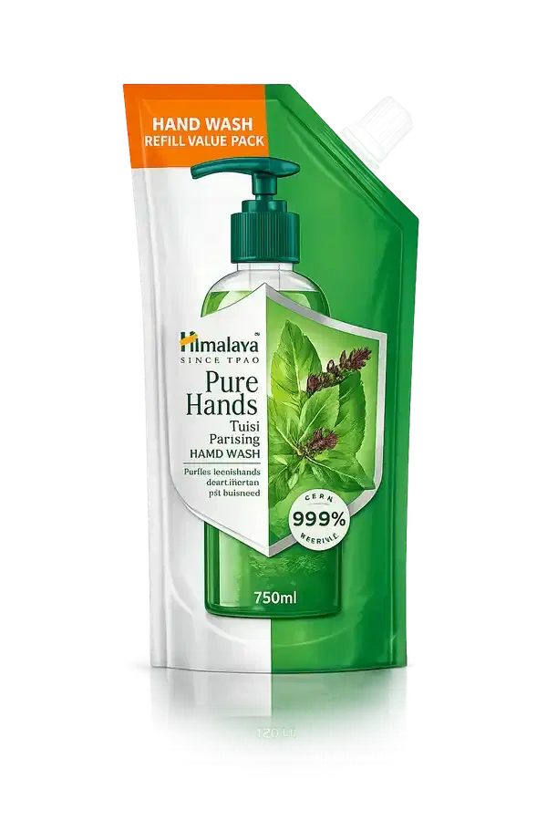 Himalaya Pure Hands Tulsi Hand Wash | Clean & Soft Hands Himalaya Pure Hands Tulsi Hand Wash स्वच्छ आणि मऊ हातांसाठी
