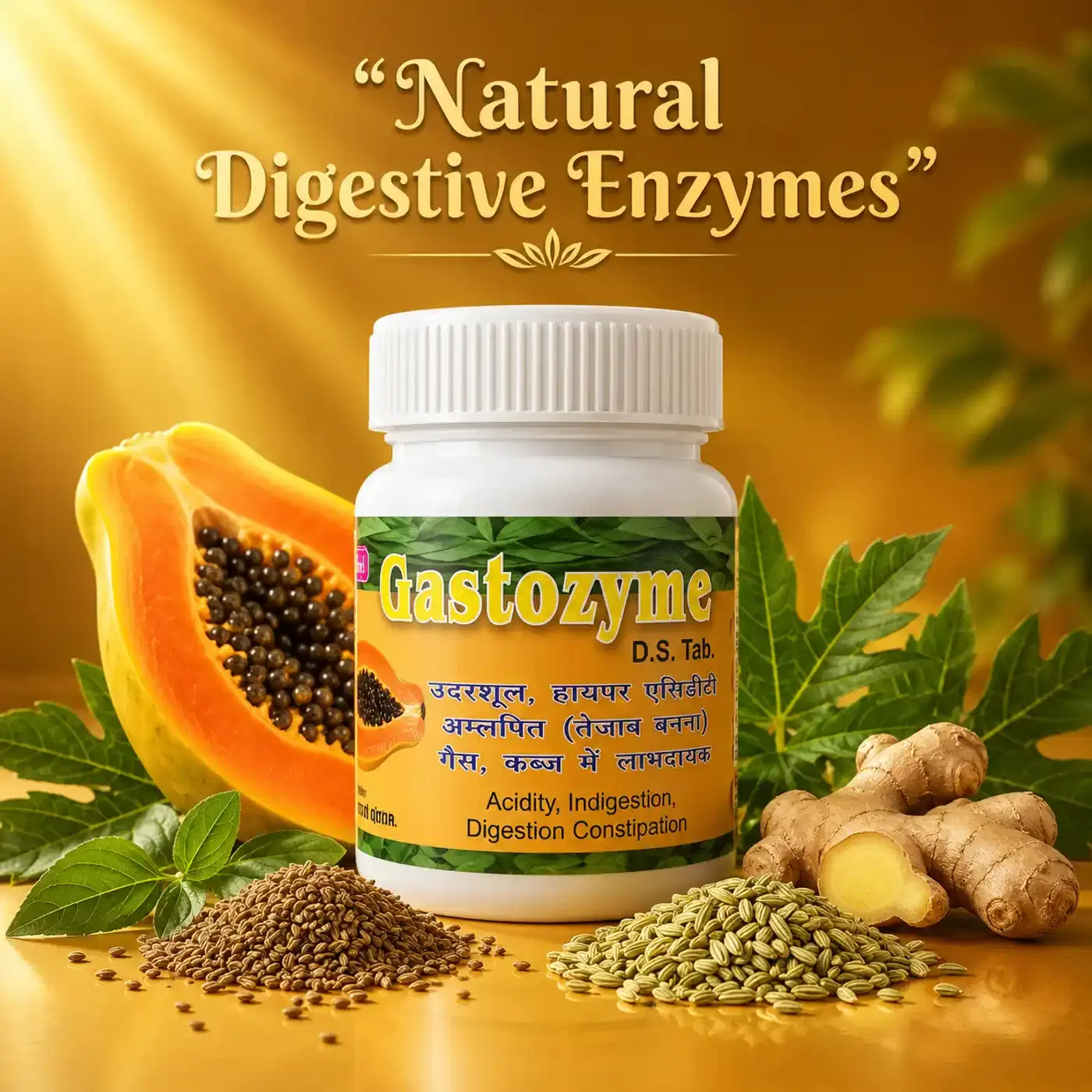 Gastozyme D.S Tablets - For Gas, Acidity & Constipation Relief