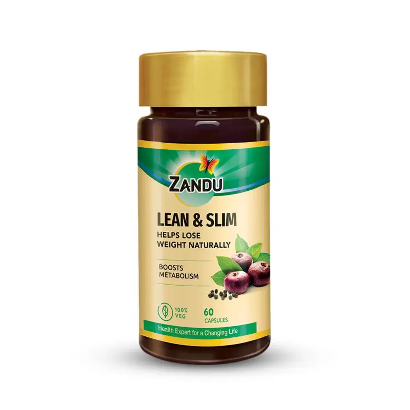Zandu Lean & Slim Ayurvedic Capsules 60 Capsules
