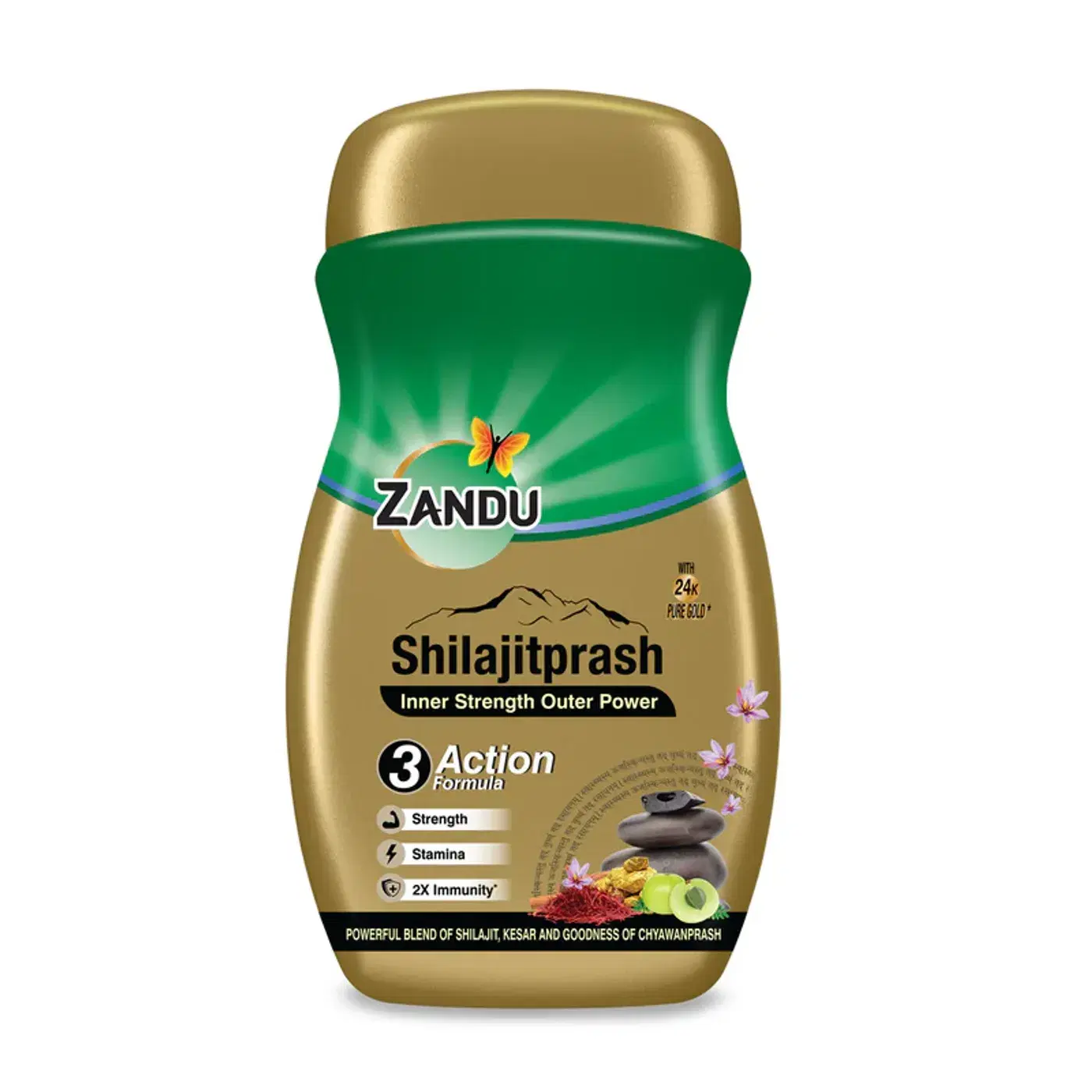 Zandu Shilajitprash | Boosts Immunity & Strength జండు శిలాజిత్ప్రాశ్ – రోగనిరోధక శక్తి & బలం పెంచేది