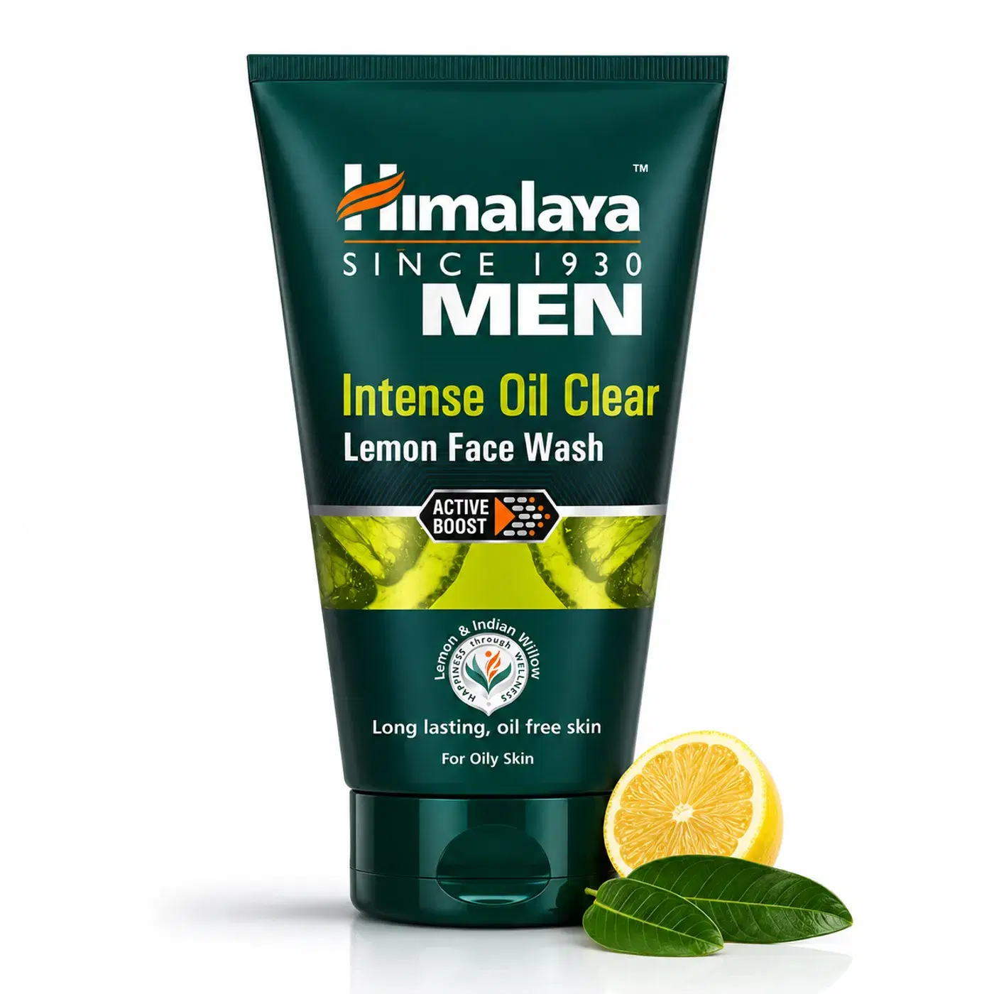 Himalaya Men Oil Clear Lemon Face Wash హిమాలయ మెన్ ఇంటెన్స్ ఆయిల్ క్లియర్ లెమన్ ఫేస్ వాష్, ఆయిల్-ఫ్రీ, ఫ్రెష్ & క్లియర్ స్కిన్ కోసం