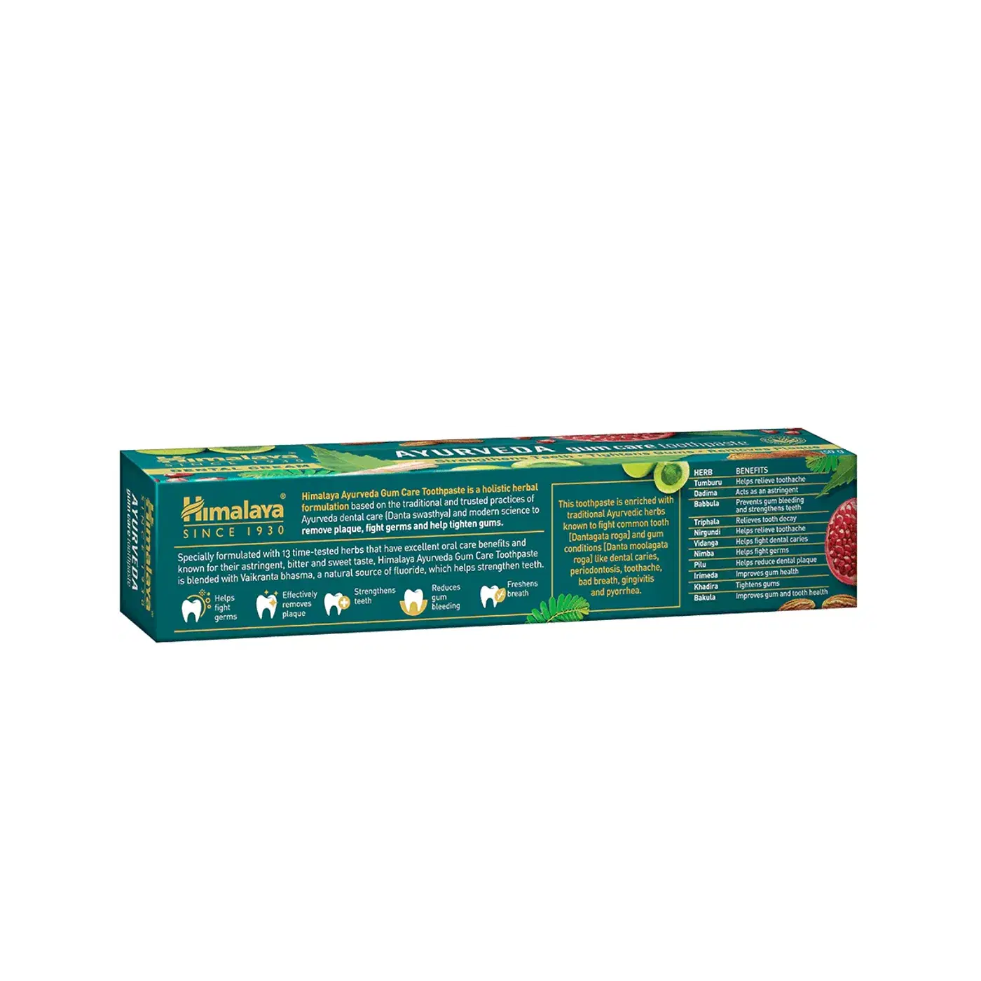Himalaya Ayurveda Gum Care Toothpaste 2 హిమాలయ ఆయుర్వేద గమ్ కేర్ టూత్పేస్ట్ - ఆరోగ్యకరమైన మసూళ్లు, బలమైన పళ్లు మరియు ప్లాక్ రక్షణ కోసం 2
