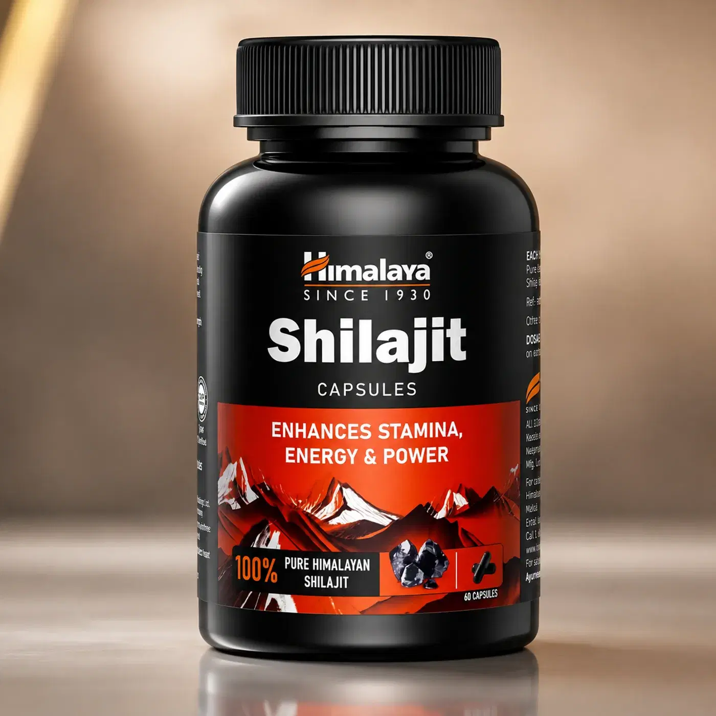 Himalaya Shilajit Capsules for Stamina, Energy, Physical Performance & Vitality